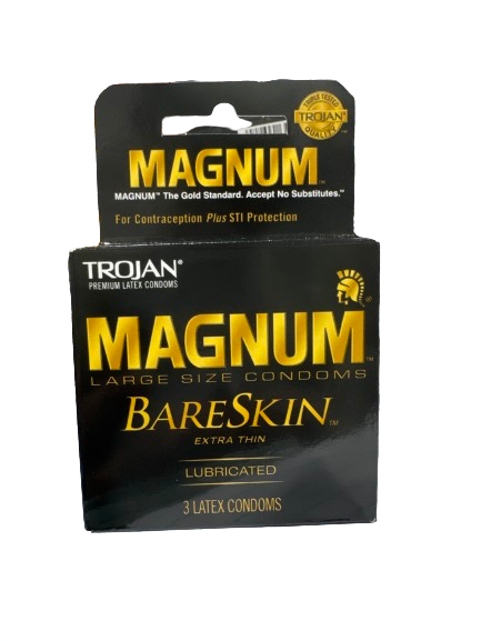 Trojan Condom - Magnum Bare Skin - (6 Pack x 3)