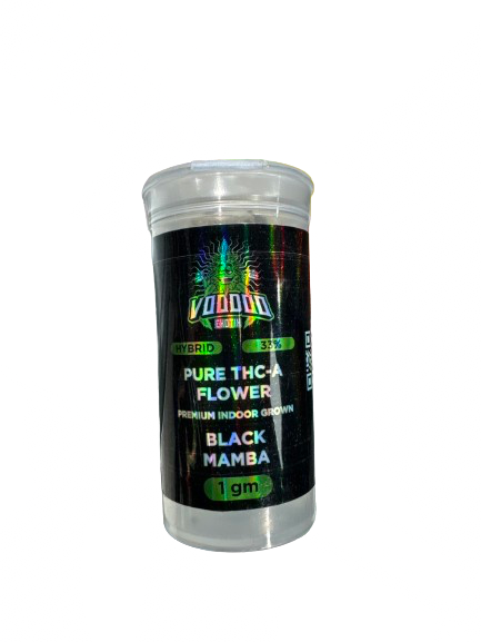 Voodoo - Exotic Premium Indoor Grown (THC-A) - Hemp Flower (1g) - MK Distro