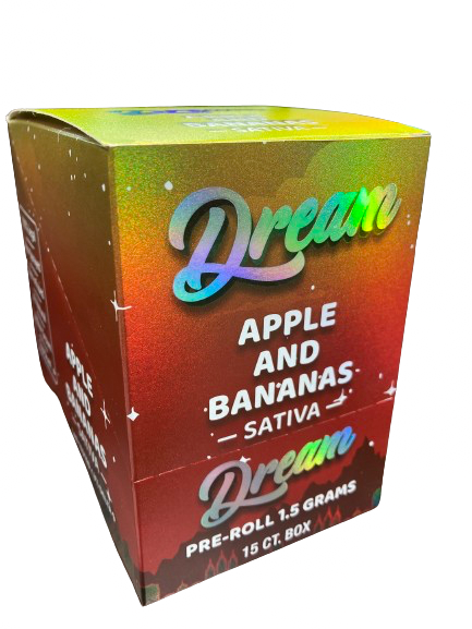 Dream - (THC-A+D8) - Hemp Pre Rolls (1.5g x 15) - MK Distro