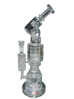 16.5" Water Pipe Lookah Triple stack Multi-chamber - WPC704 - MK Distro