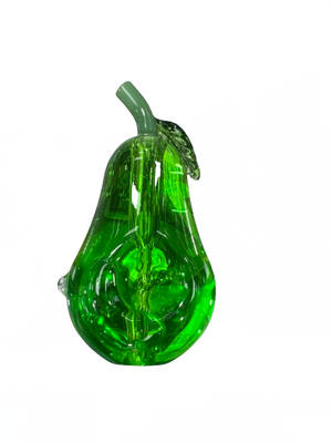 4.8" Water Pipe Glycerin Glass Hand Pipe With Pear - GHP1194 - MK Distro