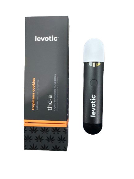 Levotic - THC A + Liquid Diamonds + Live Resin Hemp Disposables - (2g x 5) - MK Distro