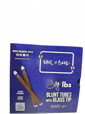Snoop Dogg - Blunt tubes with glass tip - Cones (10 Packs x 2 Cones) - MK Distro