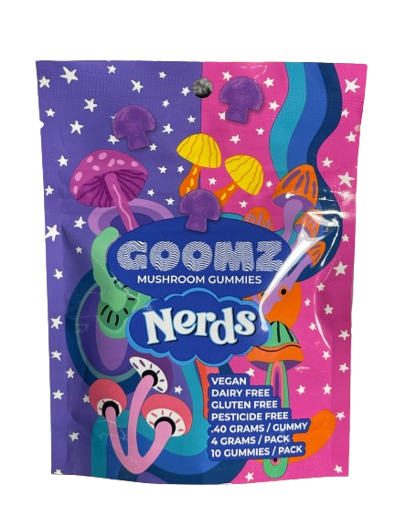 Goomz - Premium Mushroom (Vegan Dairy Free Gluten Free) - Gummies (4g x 10) - MK Distro