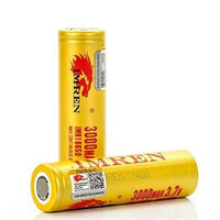 Imren - 18650 3500mAh 3.7v 15A/30A Gold Batteries (Single)