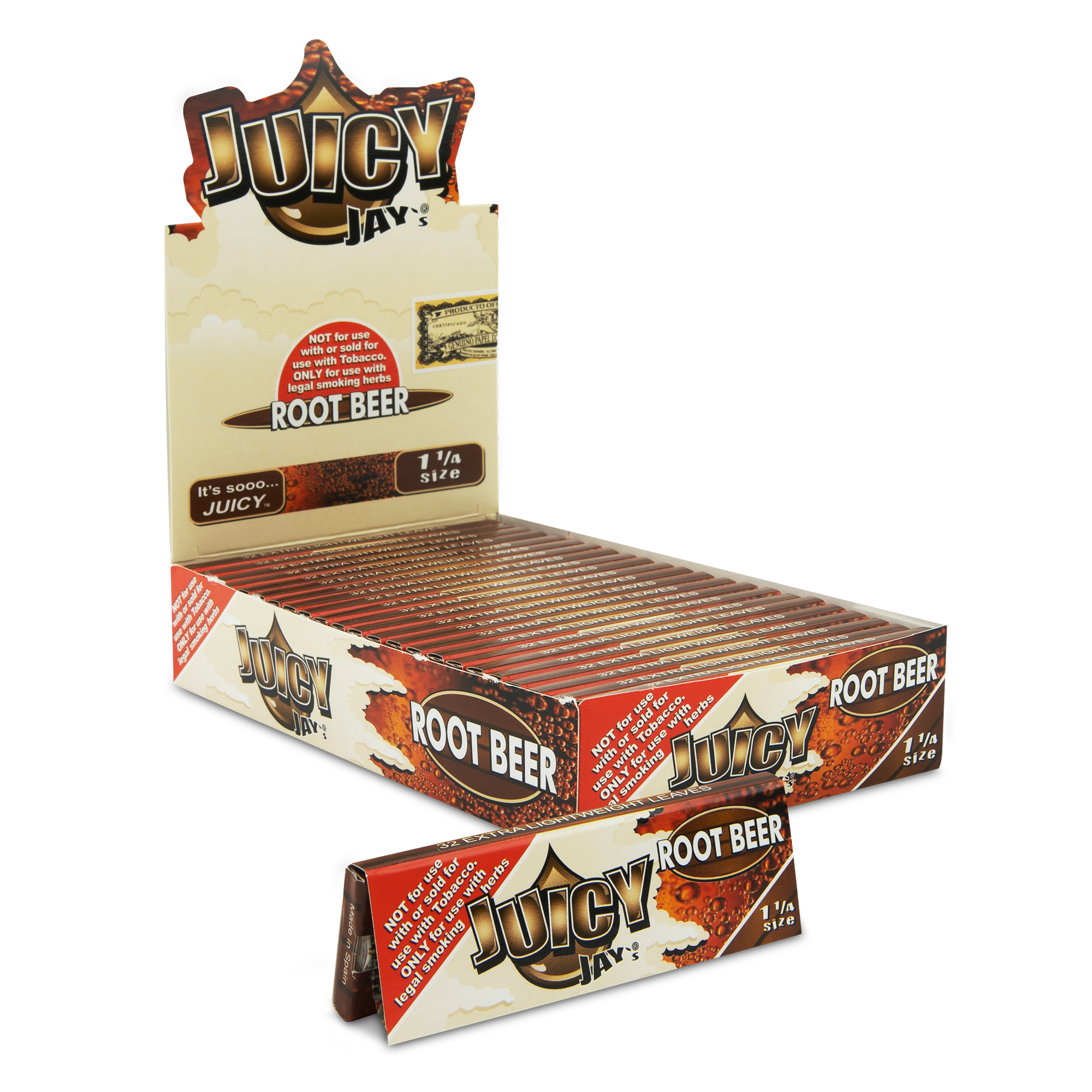 Juicy Jay's - Flavored 1 1/4 Size - Rolling Papers (24 x 32 Papers) - MK Distro