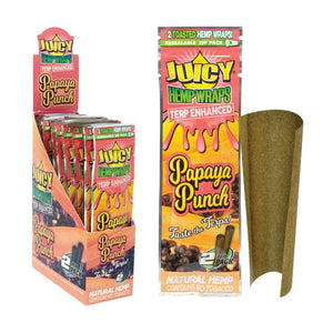 Juicy Hemp Wraps - Terp Enhanced - Wraps (25 x 2 Wraps) - MK Distro