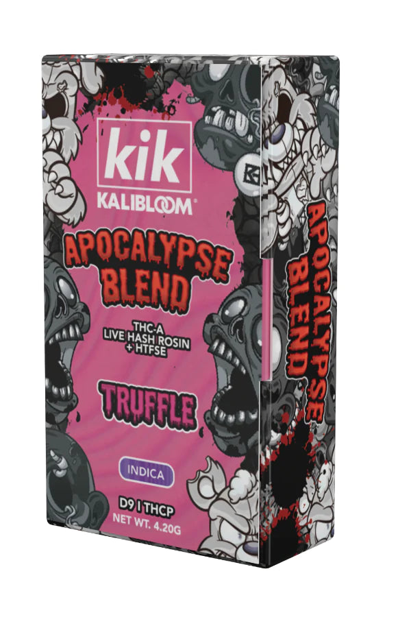 Kik Kalibloom - Apocalypse Blend Live Resin (THCA) - Hemp Disposables (4.2g x 5) - MK Distro