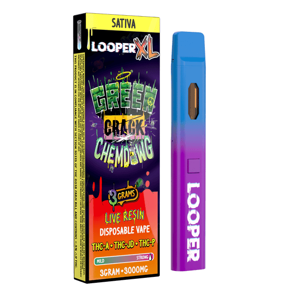 Looper XL Live Resin - Hemp Disposables (3g x 5) - MK Distro