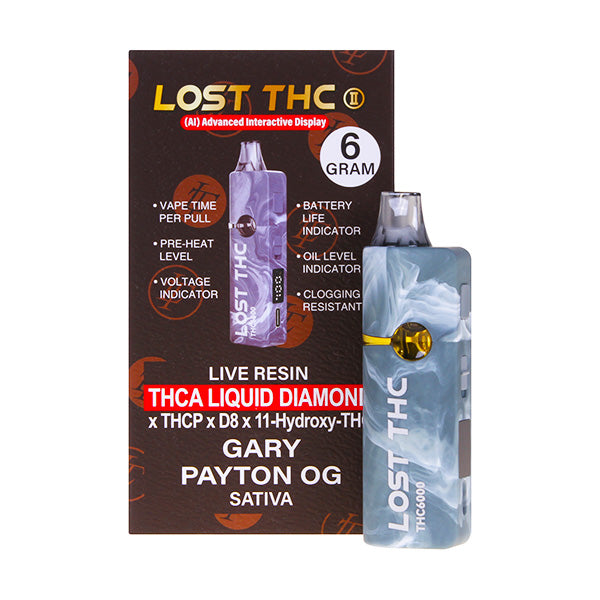 Lost THC - Live Resin (THCA Liquid Diamond x THCP x D8 x 11-Hydroxy-THC) - Hemp Disposables (6g x 5) - MK Distro