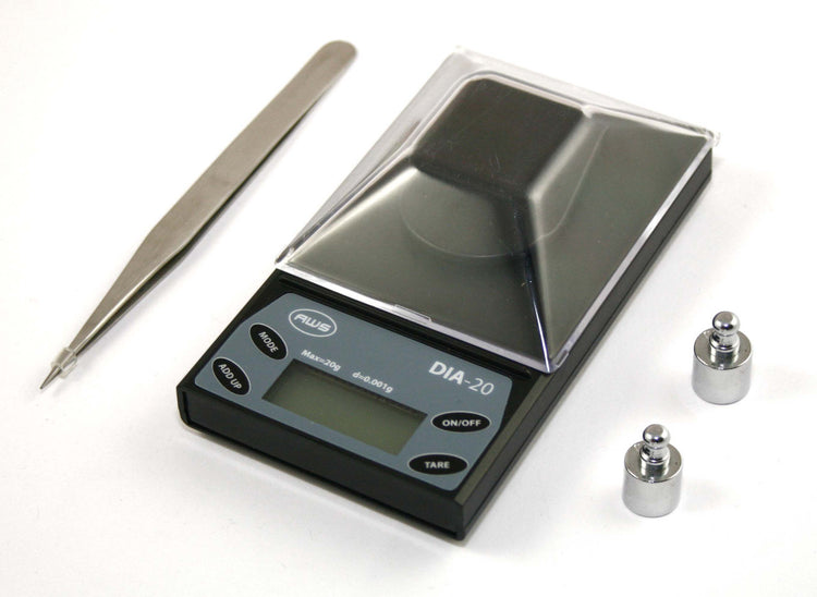 AWS DIA-20 - Digital Pocket Scale (20g/0.001g) - MK Distro