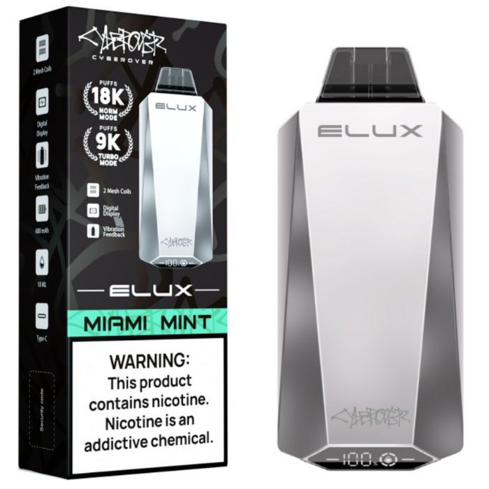 Elux CyberOver - Disposable Vapes (5% - 18,000 Puffs) - MK Distro