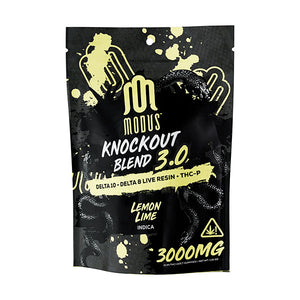 Modus - Knockout Blend 3.0 (D10 + D8 Live Resin + THC-P) - Delta Gummies (3000mg x 5) - MK Distro