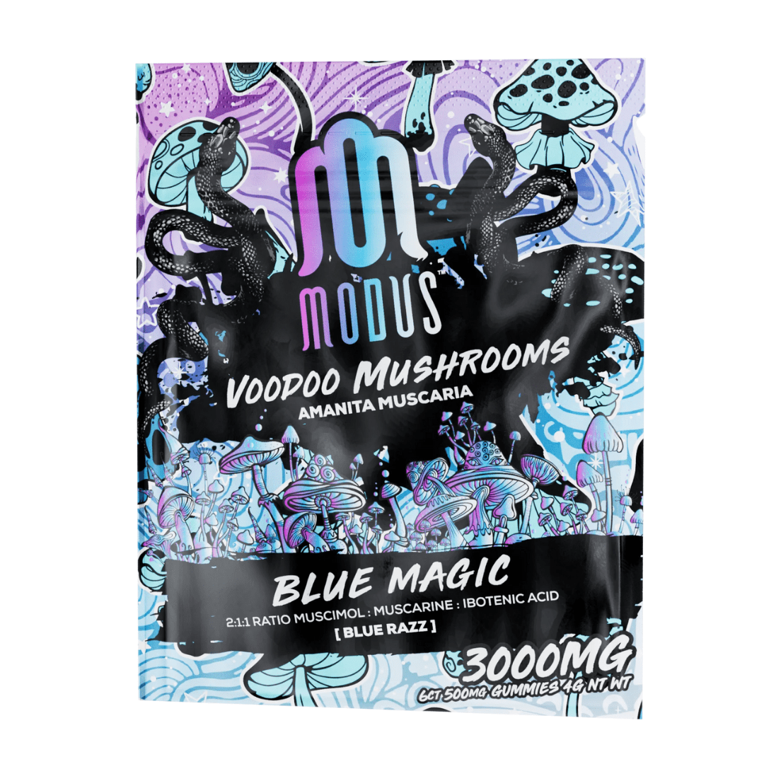 Modus - Amanita Muscaria (Voodoo Mushrooms) - Nootropic Gummies (3000mg x 5) - MK Distro