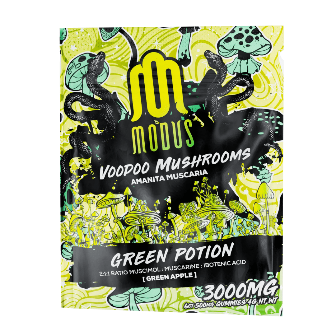 Modus - Amanita Muscaria (Voodoo Mushrooms) - Nootropic Gummies (3000mg x 5) - MK Distro