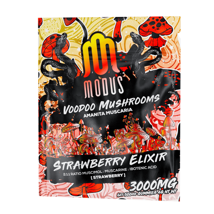 Modus - Amanita Muscaria (Voodoo Mushrooms) - Nootropic Gummies (3000mg x 5) - MK Distro