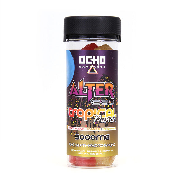 Ocho Extracts Alter Ego (THC-A + 11-HYDROXY-THC) - Gummies & Edibles (9000mg x 6) - MK Distro