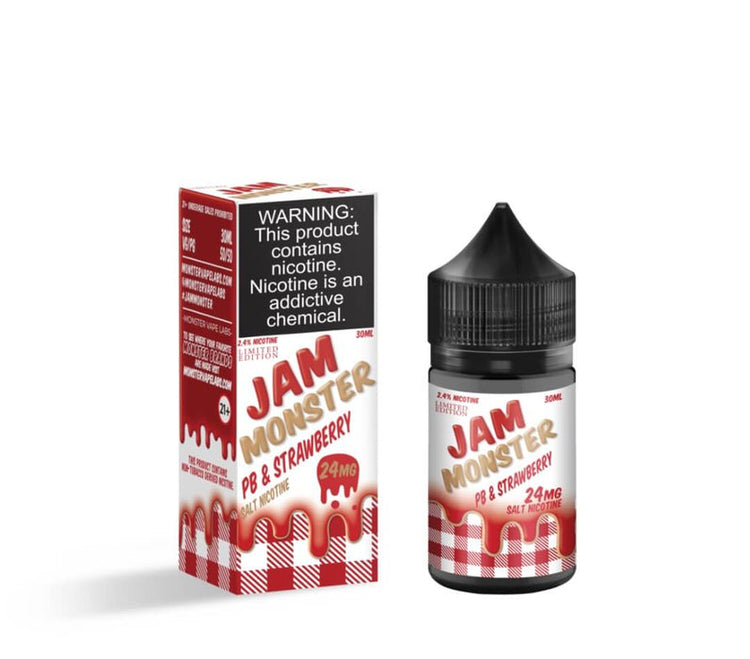 PB & Jam Monster - Salt Nic E-Liquid (30mL) - MK Distro