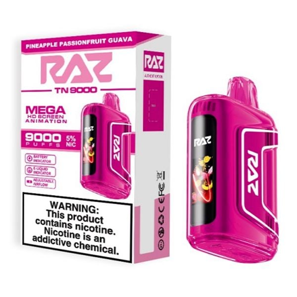 RAZ TN9000 - Disposable Vape (5% - 9000 Puffs) - Box of 5