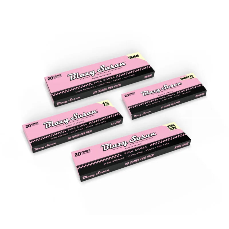 Blazy Susan - King Size Pre-Rolled Cones (12 x 20 Cones)