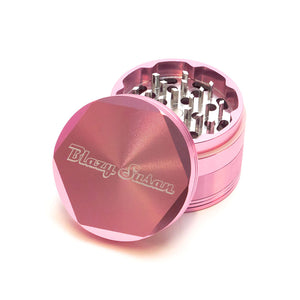 Blazy Susan 2.5" 4 Piece Aluminium Grinder - Soft Pink - MK Distro