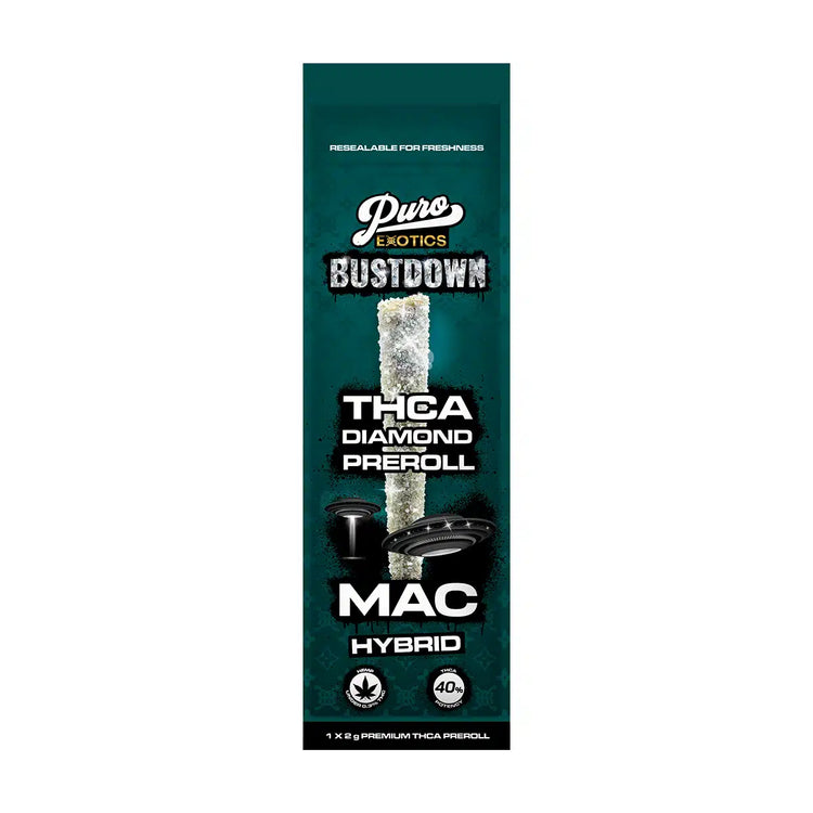 Puro Exotics - Bustdown (THCa) - Hemp Pre-Rolls (2g x 10) - MK Distro