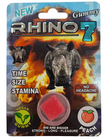 Rhino 7 Gummies - Box of 24 - MK Distro