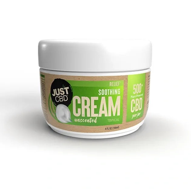 Just CBD - Plant Powered Relief Soothing Cream - Topicals (500mg/1000mg) - MK Distro