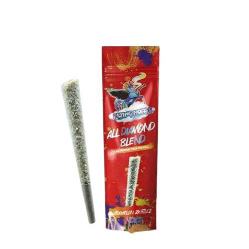 Flying Horse - THC-A Diamond Infused PreRolls - Hemp Pre-Rolls (2g x 10) - MK Distro