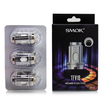 Smok - TFV 18 Meshed 0.33Ω - Coils (Box of 3) - MK Distro