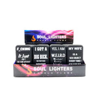 Soul Lighters - Durable Doble Flame Rock Solid - Disposable Lighters (Box of 20) - MK Distro