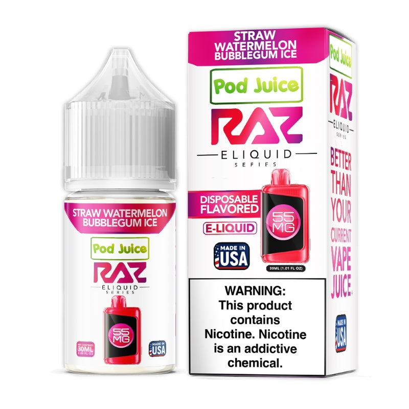 Raz x Pod Juice - Salt Nic E-Liquid (TFN, 30mL / 55mg)