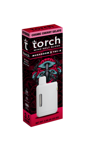 Torch - Mind Melt Blend (Mushroom x THC-A) - Hemp Disposables (3.5g x 5) - MK Distro