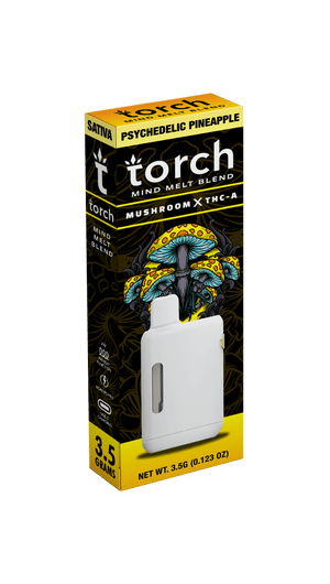 Torch - Mind Melt Blend (Mushroom x THC-A) - Hemp Disposables (3.5g x 5) - MK Distro