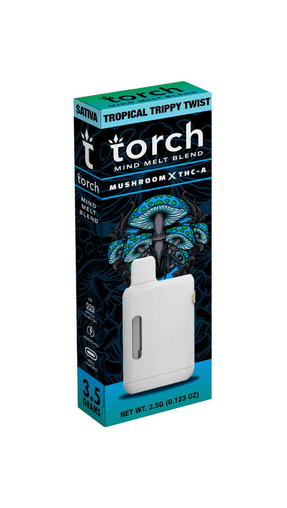 Torch - Mind Melt Blend (Mushroom x THC-A) - Hemp Disposables (3.5g x 5) - MK Distro