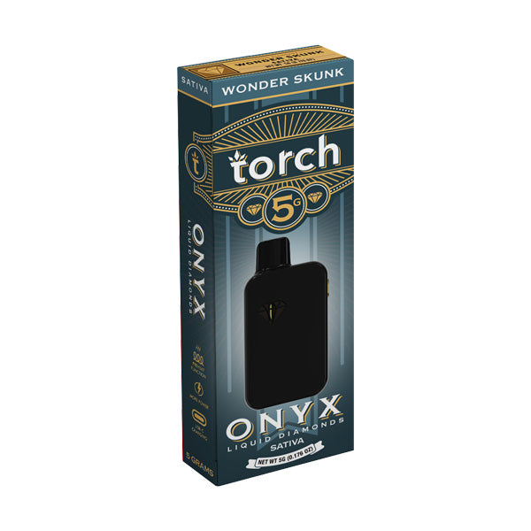 Torch - Onyx Liquid Diamonds (D8 + D9 + THC-A + THC-P) - Hemp Disposables (5g x 5) - MK Distro