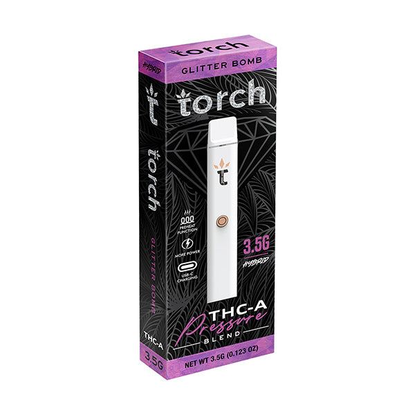 Torch - Pressure Blend (THC-A) - Hemp Disposables (3.5g x 5) - MK Distro