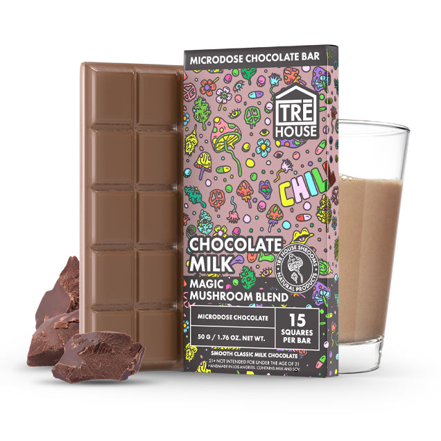 Tre house - Mushroom Chocolate Bars - Gummies & Edibles (Box of 10) - MK Distro