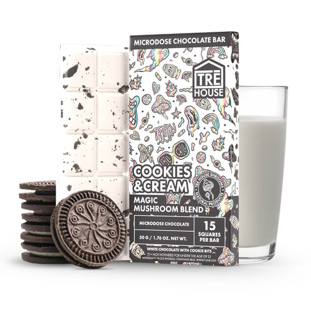 Tre house - Mushroom Chocolate Bars - Gummies & Edibles (Box of 10) - MK Distro