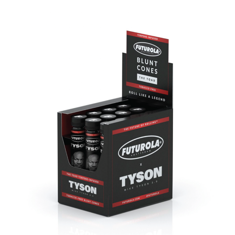 Tyson 2.0 x Futurola Tobacco-Free Blunt Cones (12tubes x 1cone) - MK Distro