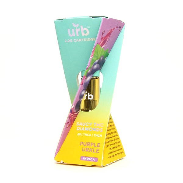 urb - Saucy THC Diamonds (D8 + THCA + THCH) - Hemp Cartridges (2.2g x 6) - MK Distro