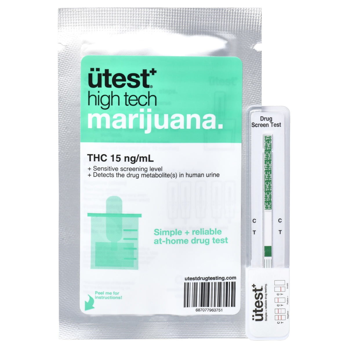 Utest - High Tech Marijuana - THC 15 ng/mL - MK Distro