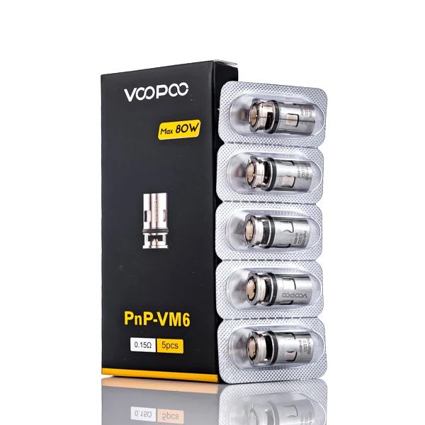 Voopoo - PNP VM6 0.15Ω 80W - Coils (Box of 5) - MK Distro