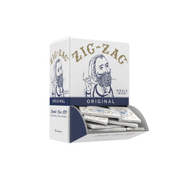 Zig Zag - Original White Single Wide Promo Display - Rolling Papers (48 x 32 Papers) - MK Distro