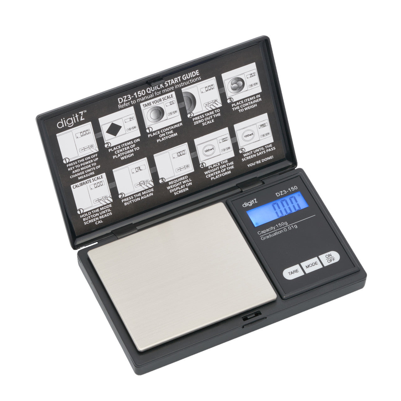 DZ3-150 - Digital Pocket Scale (150g/0.01g) - MK Distro