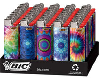 BiC Maxi - Special Edition Psychedelic Patterns Series - Pocket Lighters (50-Count Tray) - MK Distro