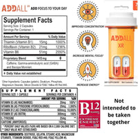 Addall XR Brain Boost Supplement 750 mg/Capsule - MK Distro