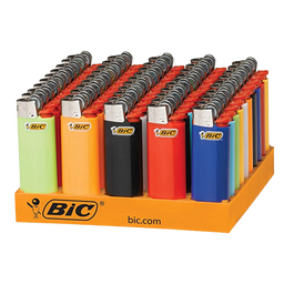 BiC Mini - Classic Series - Pocket Lighters (50-Count Tray) - MK Distro