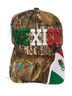 Adjustable Baseball Hat - Mexico (Brown) - MK Distro