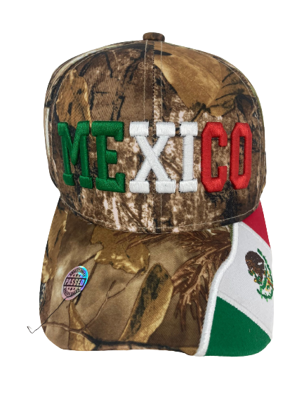 Adjustable Baseball Hat - Mexico (Brown) - MK Distro